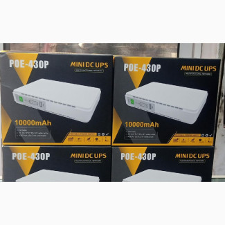 Poe 430p Mini DC UPS 10000mAh Router Power Bank