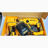 Lithium-Ion Cordless Drill and Rotary Hammer 2 Pcs Combo Kit