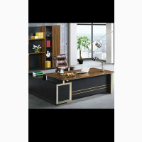 Contemporary Executive Table - Rugged Imported Design