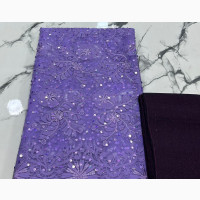 Tissue Net With Sequins Lace