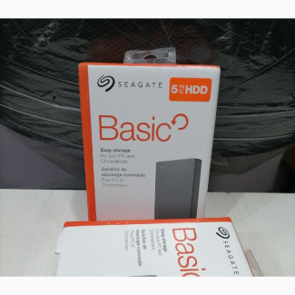 5TB Seagate Basic Easy Storage - Lightweight and Portable