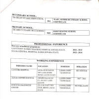 Lab Technician Available for Full-Time Employment