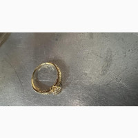 18karat Gold Engagement Ring - Italy 750 Original