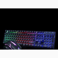 Wired Gaming Keyboard and Mouse With Backlit/Keyboard Light