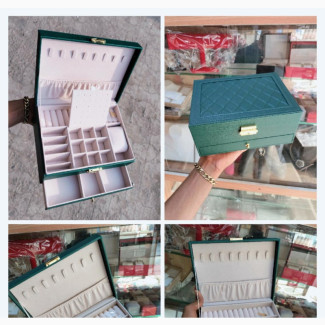 Sassy Green Jewelry Box