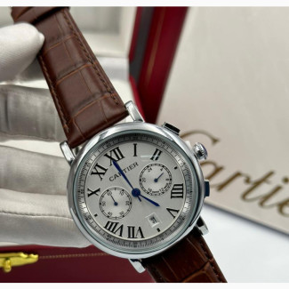 Cartier Chronograph Water Resistant Men#039;s Watch - 24 Months Warranty
