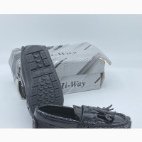 Glossy Pattern Kiddies Loafers Shoes