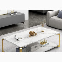 2 Tier Nordic Center Table for Living Room, Office 120cm