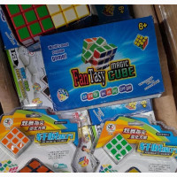 2 in 1 Rubíks Cube 3x3 - Multicolour - (For ADULT KIDS)