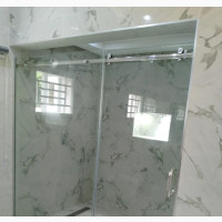 Brand New Master Flat Pipe Foreign Roller Shower Cubicle