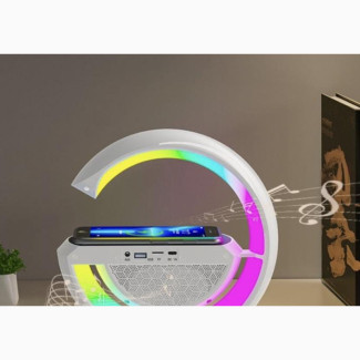DHO01 Smart Wireless Charging Ambientlight Bluetooth Speaker