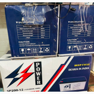 POWER 200ah Deep Circle Solar Battery