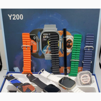 Y200 3in1 Smart Watch With Smart Watch Touch