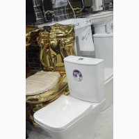 Real Square Shape WC Set With the Wash Hand Basin