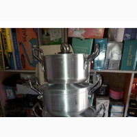 Aluminum Pot Set - High-Quality 3-Piece Set