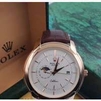 Rolex Leather Watch