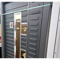 Gray Gold Door