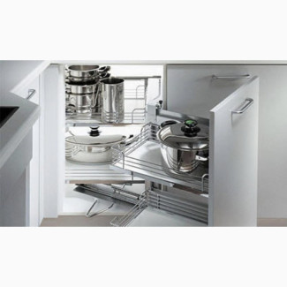 Phima Inbuilt Magic Corner Kitchen Cupboard