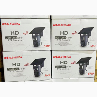 World Vision 4G Dual Lens Solar PTZ Camera 5mp