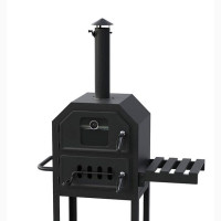 Tesco Multifunction Charcoal Pizza Oven Grill With Shelf