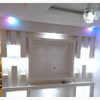 Luxury Pop TV Stand with Lights - Home Interiors