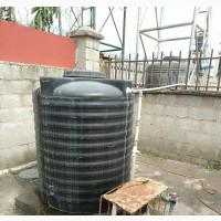 Water Tank, Pressure Pump and Machine