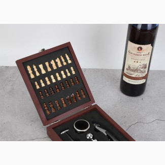 Chess Game Wine Bottle Opener Set for Groomsmen Gifts