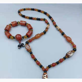 Fashion Jewelry - Original Caribbean Hand Beads(BIG) With Caribbean Neck Beads