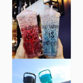 Cup and Water Bottle