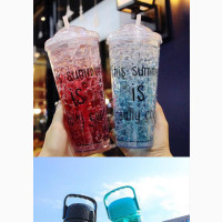 Cup and Water Bottle