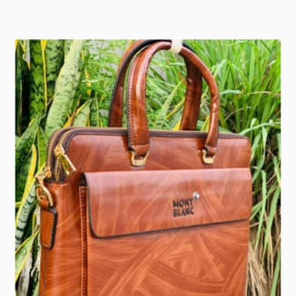 Mont Blanc Genuine Leather Office and Laptop Bags