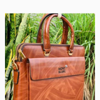 Mont Blanc Genuine Leather Office and Laptop Bags