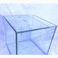 Empty Aquarium Glass - 12 “ by 12 “ by 12#039;#039; Sealed-6mm Thick
