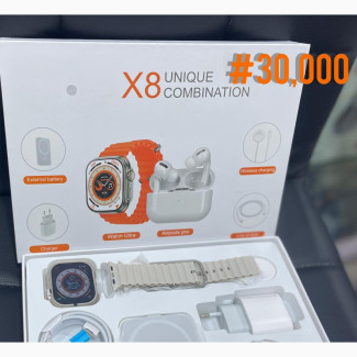 Ultra Smart Watch X8 Combination