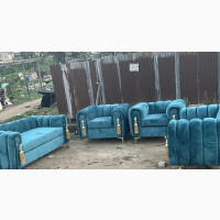 Luxury 7 Seater Living Room Fabric Sofa Chairs