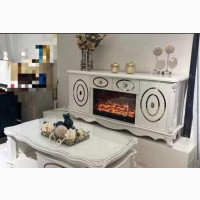TV Stand Fireplace With Center Table