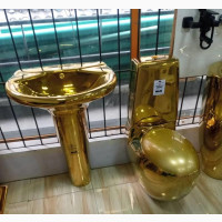 Luxury Gold Water Closet - Affordable and Stylish