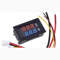 DC 0-100v 10A Digital Voltmeter Ammeter Dual Display
