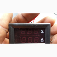 DC 0-100v 10A Digital Voltmeter Ammeter Dual Display