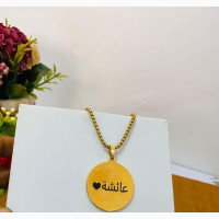 Heart and Circle Shape Necklace