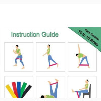 5 in 1 Resistance Bands Fitness Rubber Loop Bands
