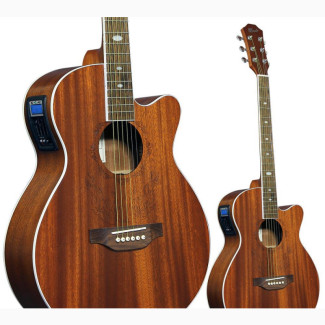 Semi Acoustic Guitar, With Bag, Belt and Cord