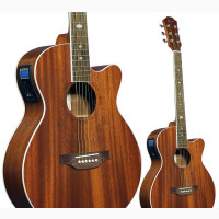 Semi Acoustic Guitar, With Bag, Belt and Cord