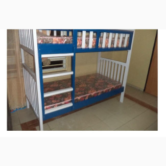 Boys Bunk Bed Blue/White