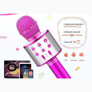 Bluetooth Karaoke Mic With Noise Reduction