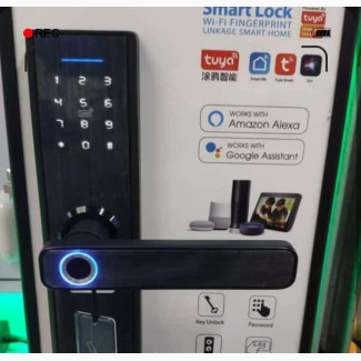 Brand New Tuya WiFi Smart Door Lock with Fingerprint/Smart Card/Password/Key Unlock