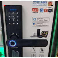 Brand New Tuya WiFi Smart Door Lock with Fingerprint/Smart Card/Password/Key Unlock