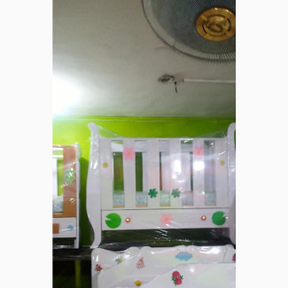 White Unisex Cot