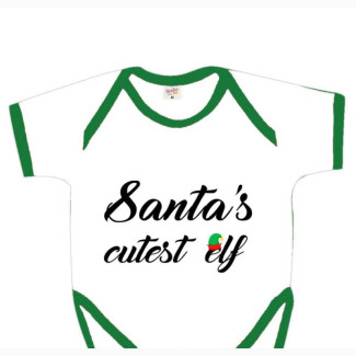 Santa#039;s Cutest Elf Onesies