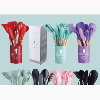 Silicon Set of Non Stick Spoon